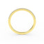 14K Gold 1.3MM Half Eternity Diamond Wedding Band