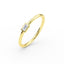 14K Baguette Diamond Engagement Ring