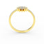 14K Gold Floral Diamond Ring