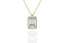 14K Gold Fancy Baguette and Round Combined Necklace