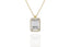 14K Gold Fancy Baguette and Round Combined Necklace