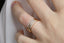 14K Gold 2.2mm Half Way Diamond Wedding Band