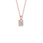 Bezel Set Diamond Solitaire Necklace