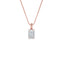 Bezel Set Diamond Solitaire Necklace