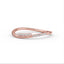 14K Gold Diamond Twisted Wedding Ring