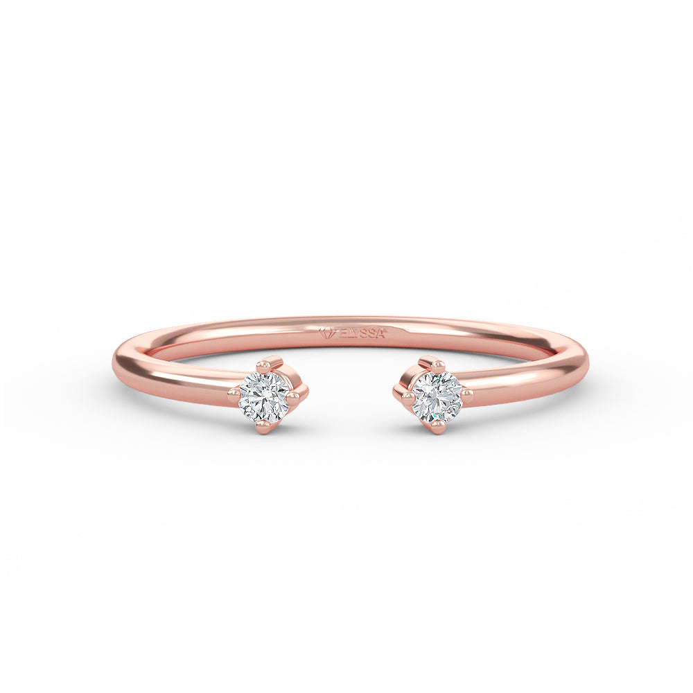 Diamond Open Gold  Ring