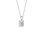 Bezel Set Diamond Solitaire Necklace