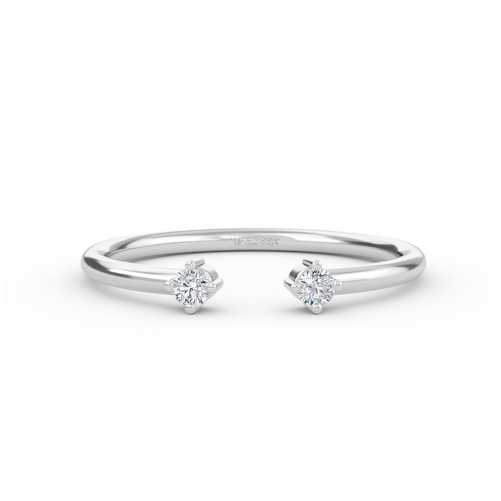 Diamond Open Gold  Ring