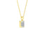 Bezel Set Diamond Solitaire Necklace
