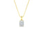 Bezel Set Diamond Solitaire Necklace