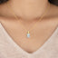 Bezel Set Diamond Solitaire Necklace