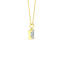 Bezel Set Diamond Solitaire Necklace