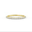 14K Gold Half Eternity Diamond Wedding Band