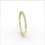 14K Gold Half Eternity Diamond Wedding Band