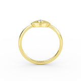 Diamond Evil Eye Gold Ring