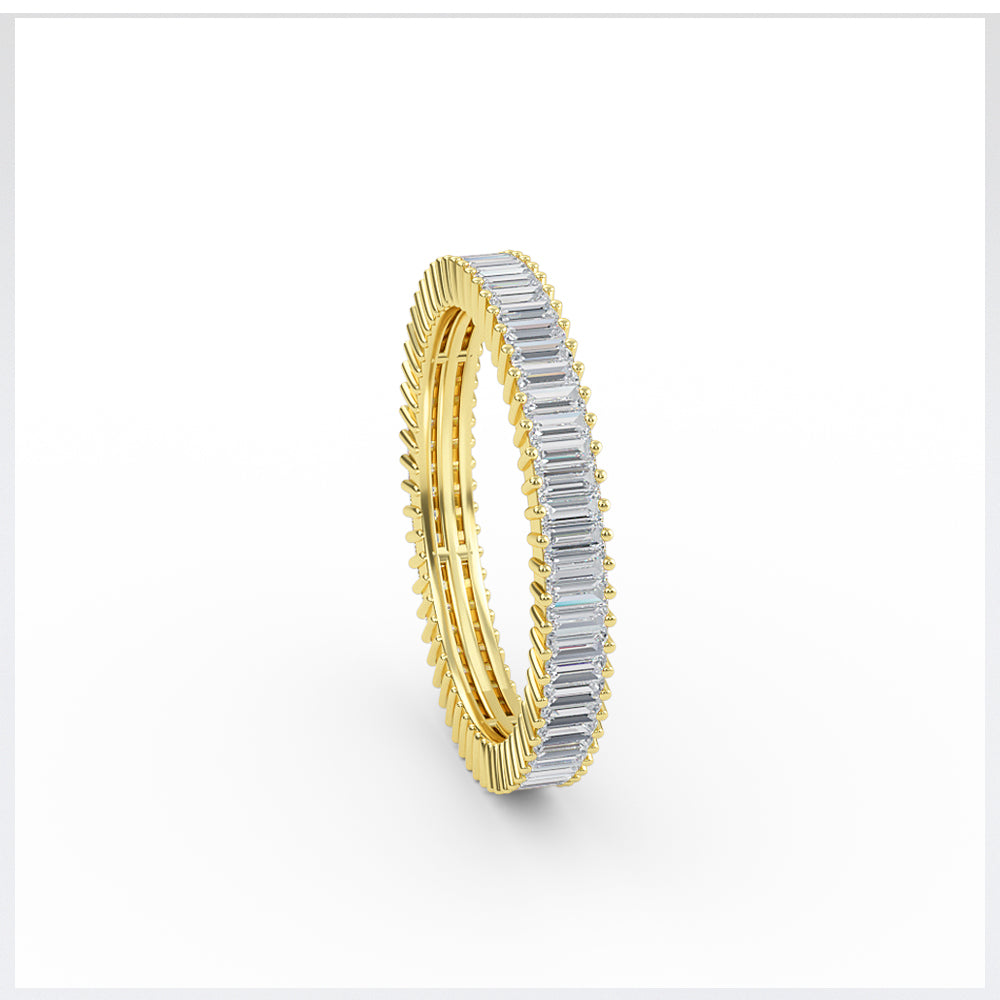 Full Eternity Baguette Diamond Ring
